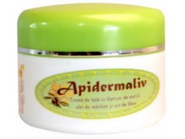 Complex Apicol - Apidermaliv crema de fata cu Laptisor de matca, ulei de masline si unt de Shea 50ml